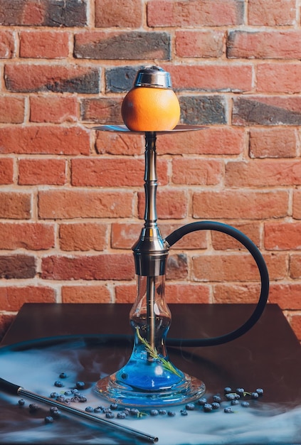 Stylish hookah with aroma grapefruit for relax grapefruit shisha Hookah lounge