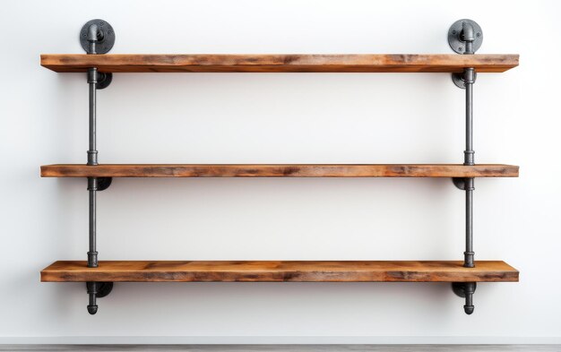 Photo stylish industrial shelving unit