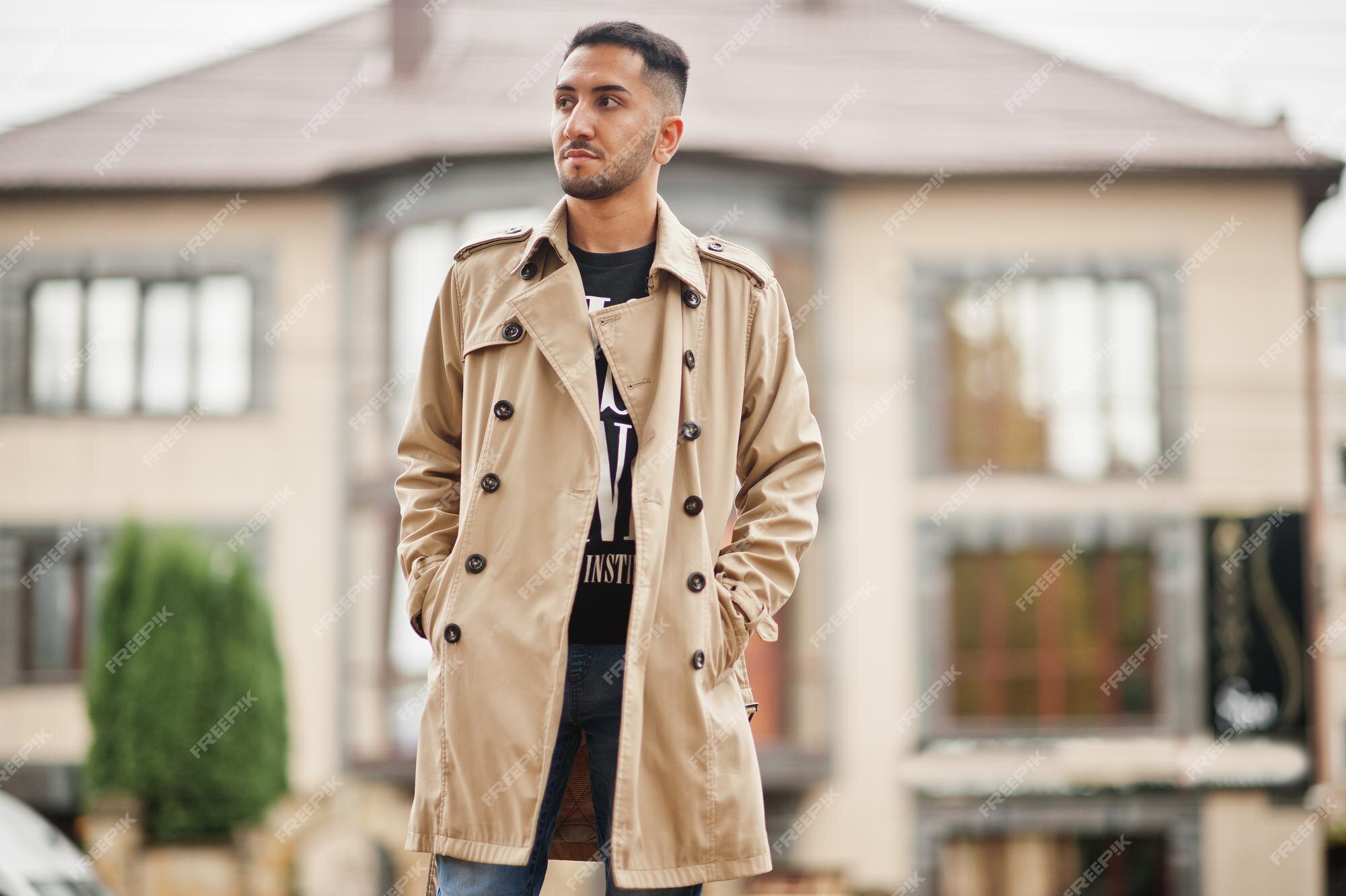 Premium Photo | Stylish kuwaiti man at trench coat