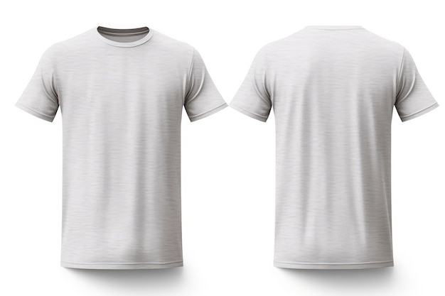 stylish light grey t shirt mockup