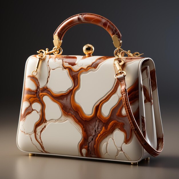 Stylish Marble Handbag Design