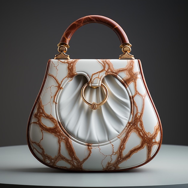 Stylish Marble Handbag Design