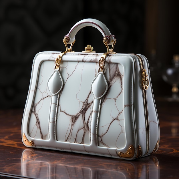 Stylish Marble Handbag Design