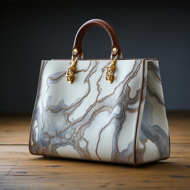 Stylish Marble Handbag Design