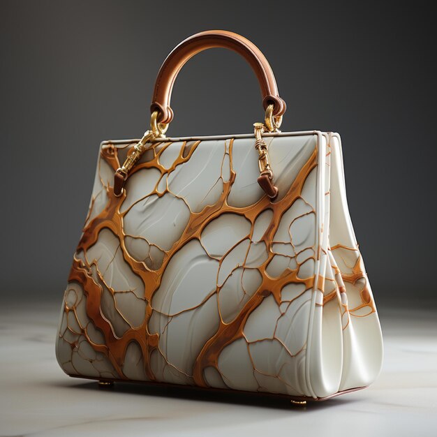 Stylish Marble Handbag Design