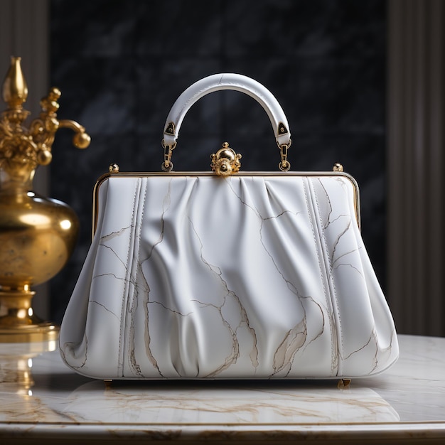 Stylish Marble Handbag Design