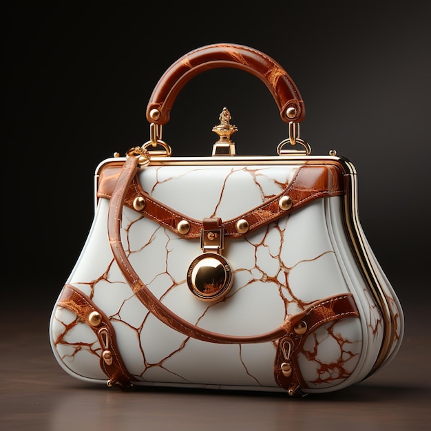 Stylish Marble Handbag Design