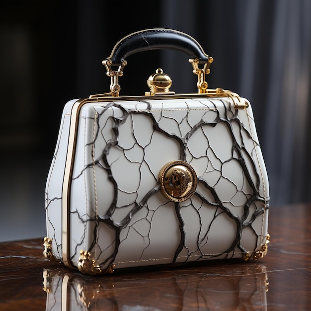 Stylish Marble Handbag Design