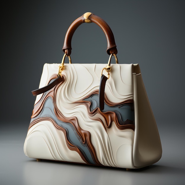 Stylish Marble Handbag Design