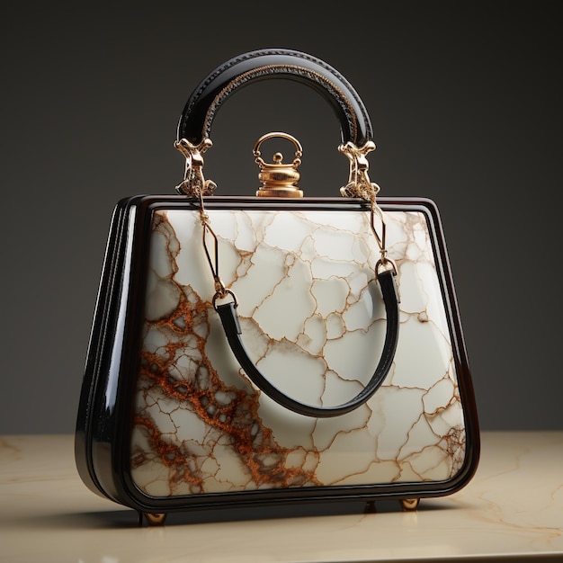 Stylish Marble Handbag Design