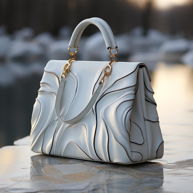 Stylish Marble Handbag Design