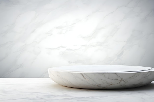 Stylish Marble Podium for Product Advertising