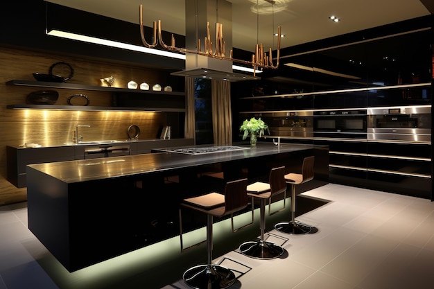 Stylish and modern kitchen designed