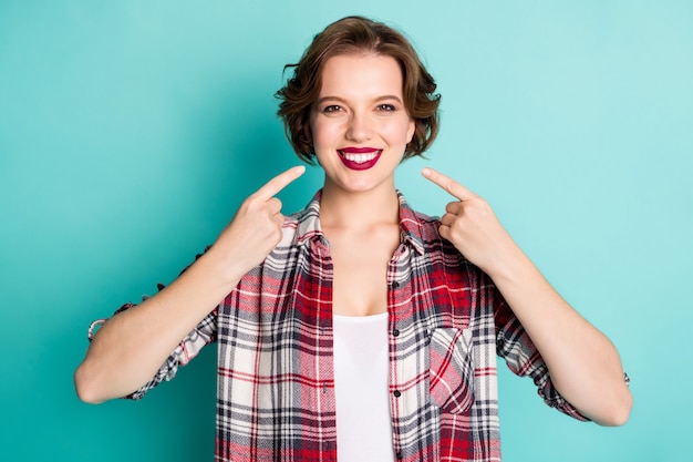 Stylish modern millennial woman wearing casual style outfit