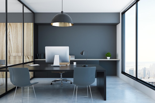 Photo stylish office interior