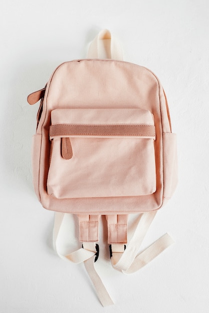 Pale pink online backpack