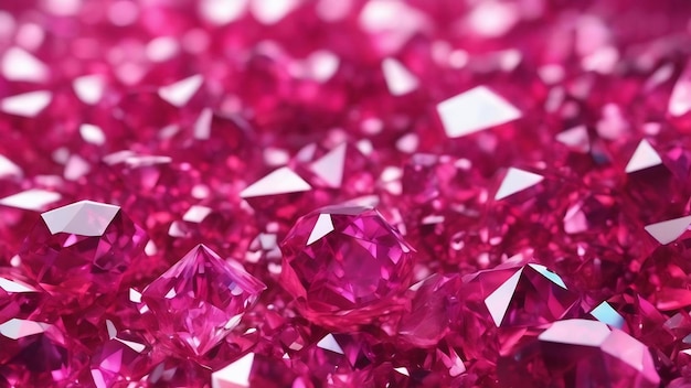Stylish pink crystal background 3d illustration 3d rendering