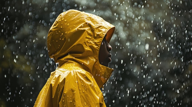 Photo stylish rain coat