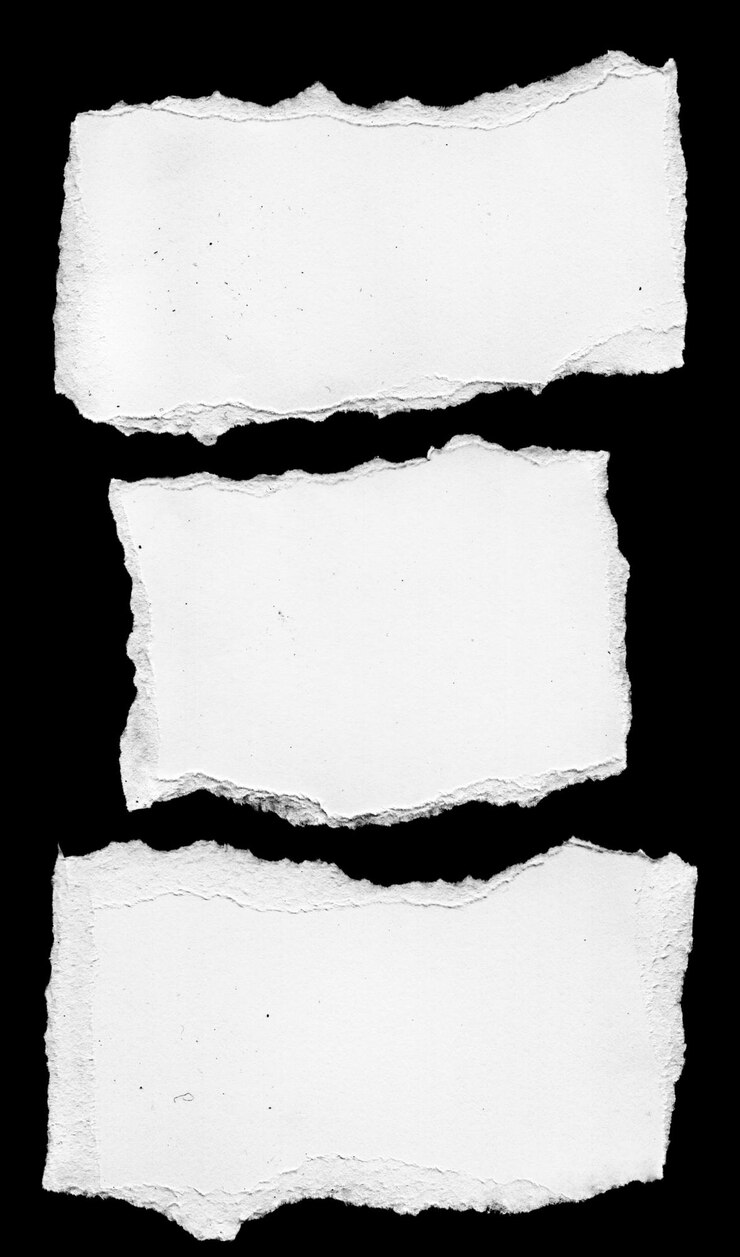 Photo stylish ripped torn paper