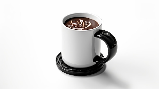 Foto stylish self-stirring mug con design moderno