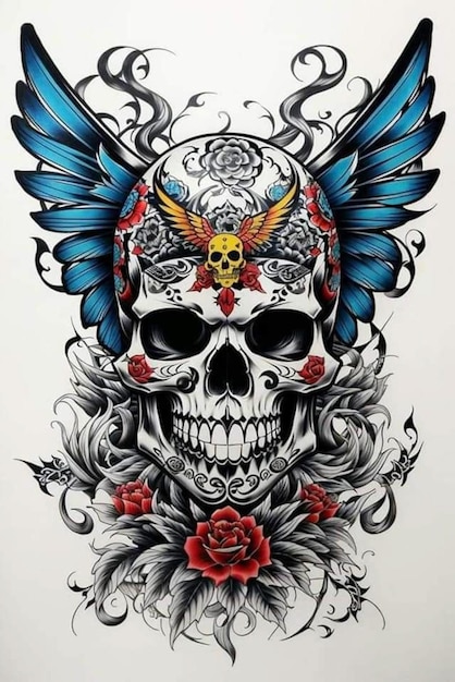 Stylish Skull graphics