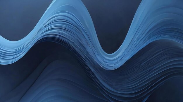 Stylish soft blue curve lines abstract background