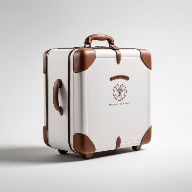 Premium Photo Stylish Suitcase Design for Travel Isolated Product