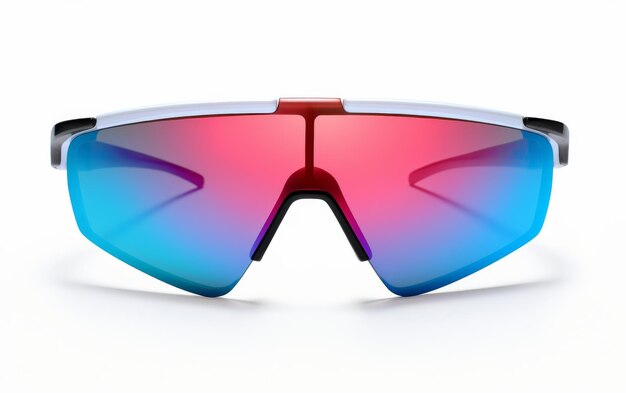 Stylish Sunglasses on White Background