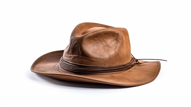 A Stylish Trapper Hat Isolated on White Background Generative Ai