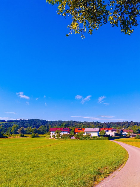 スタイリッシュな旅行の壁紙。田舎の風景。自然の美的背景。スロベニア