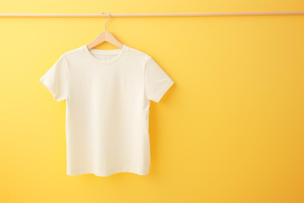 写真 色の背景にあるスタイリッシュなtシャツ