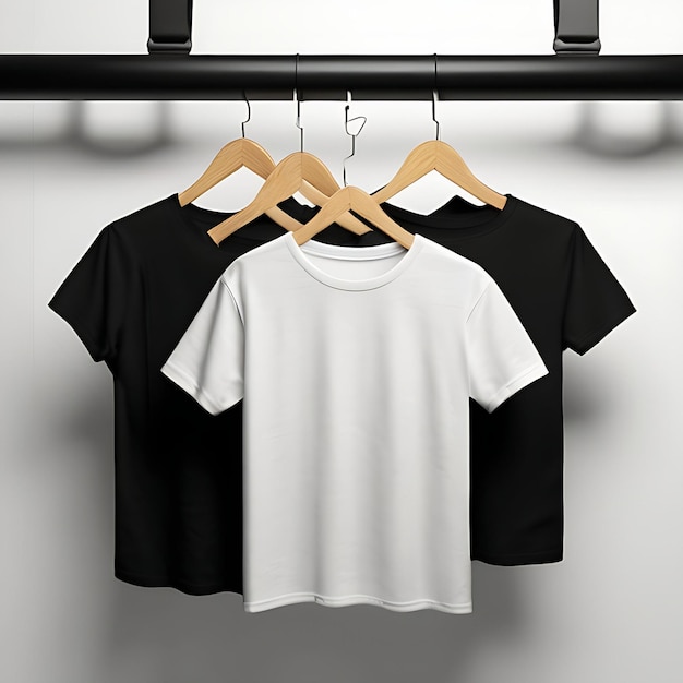 стильная футболка на белом фоне задний и передний вид и макет футболки