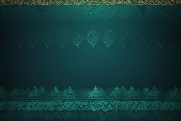 Photo stylish turquoise green geometric ethinc pattern for various designs