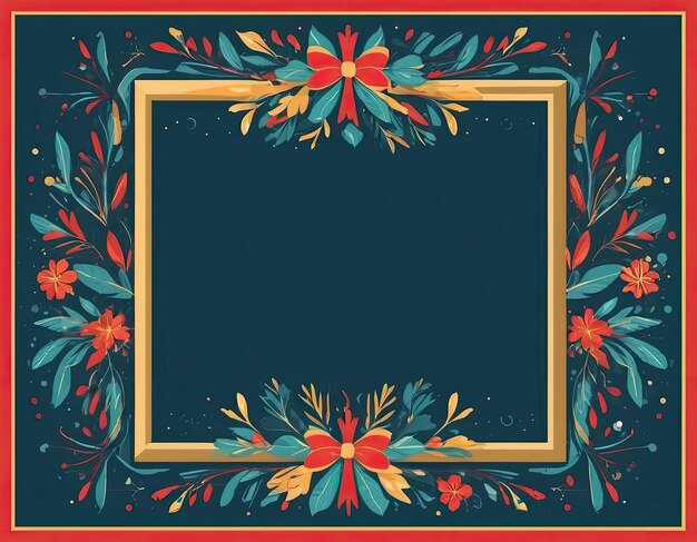 Stylish vector frame on a holiday background in expensive colors