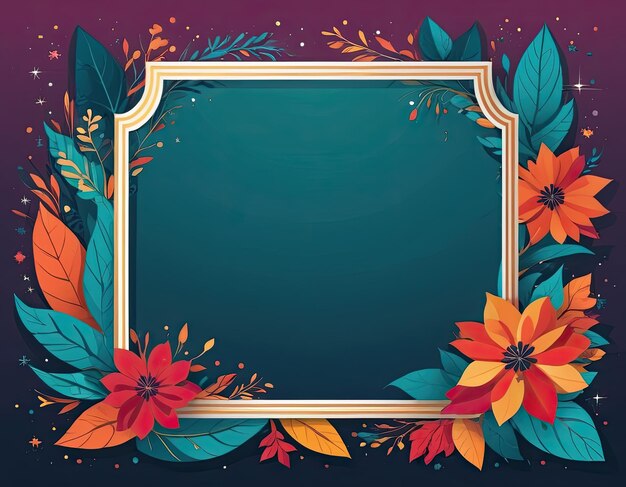 Stylish vector frame on a holiday background in expensive colors