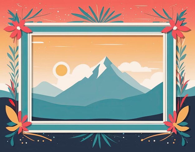 Stylish vector frame on a holiday background in expensive colors