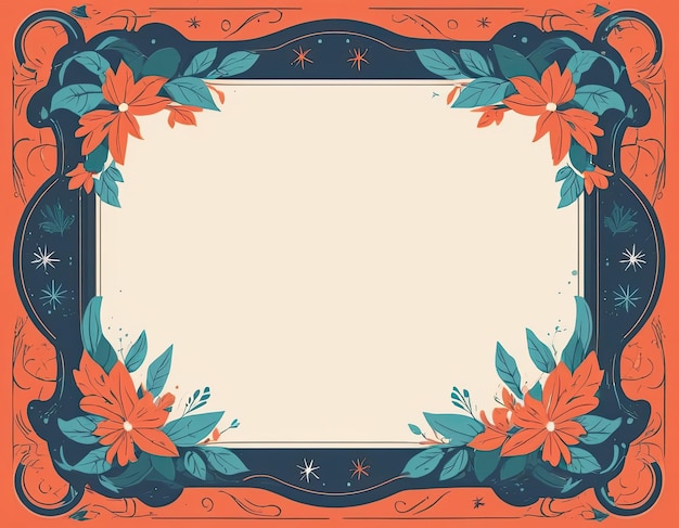 Stylish vector frame on a holiday background in expensive colors