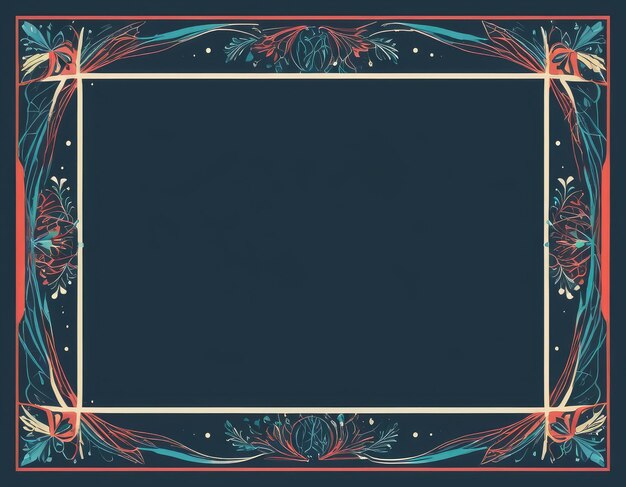 Stylish vector frame on a holiday background in expensive colors