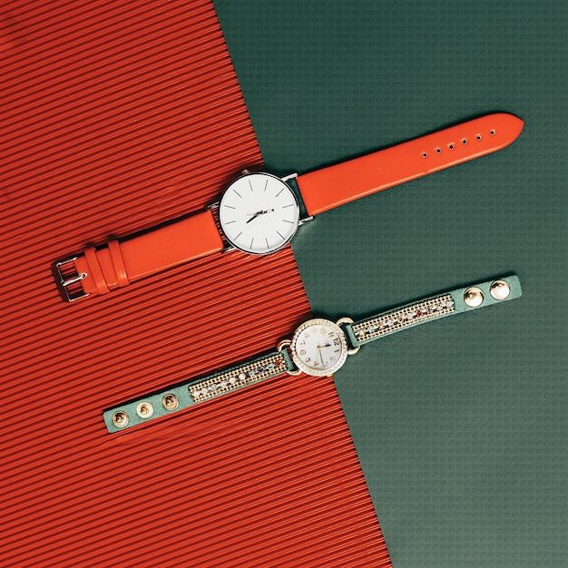 Stylish watch. Fashionable accessories. Be in trend .