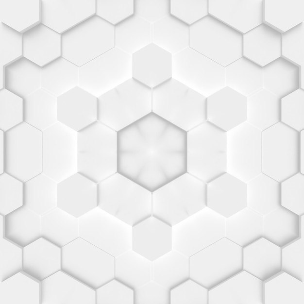 Elegante sfondo bianco con elementi geometrici triangolo esagonale forme astratte. modello per il design del sito web, layout, mockup già pronto