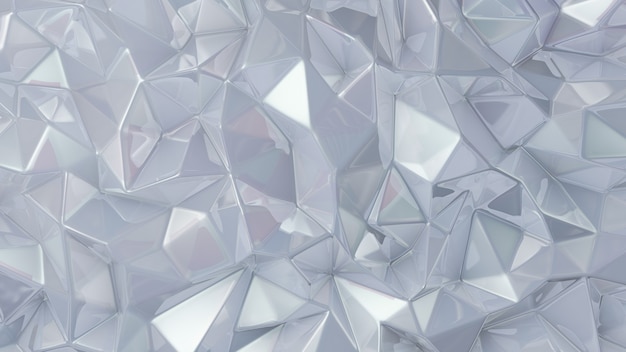 Photo stylish white crystal background. 3d illustration, 3d rendering.