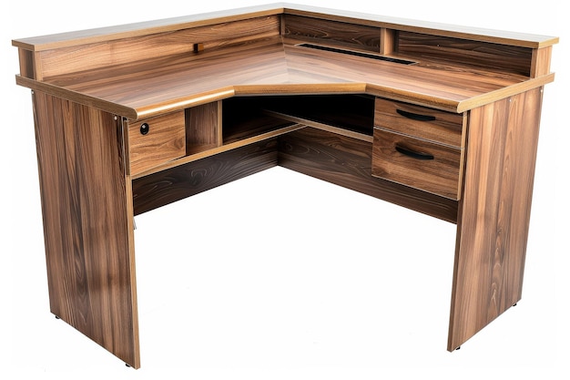 Stylish Wooden Corner Desk