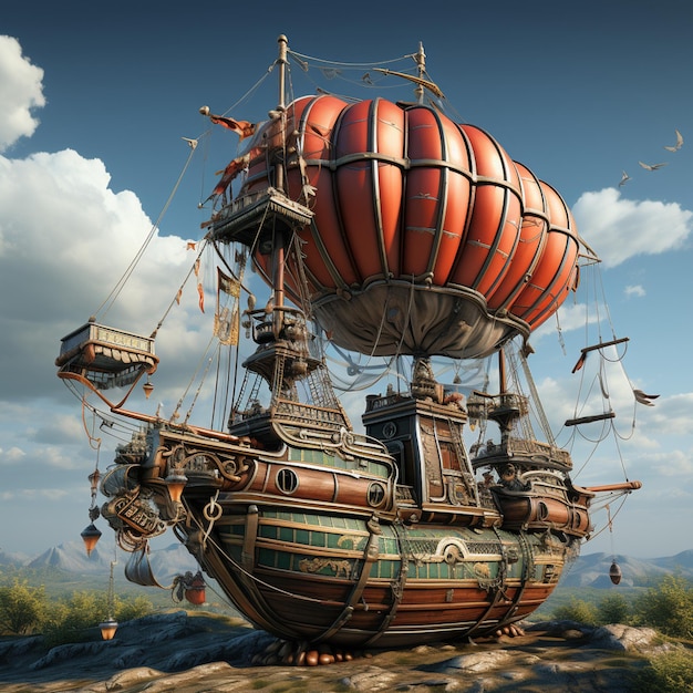 Stylized Airship