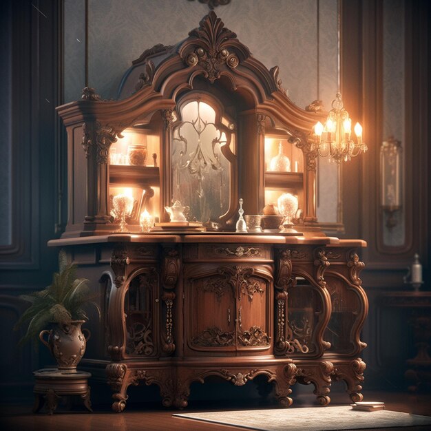 Stylized Antique Furniture2