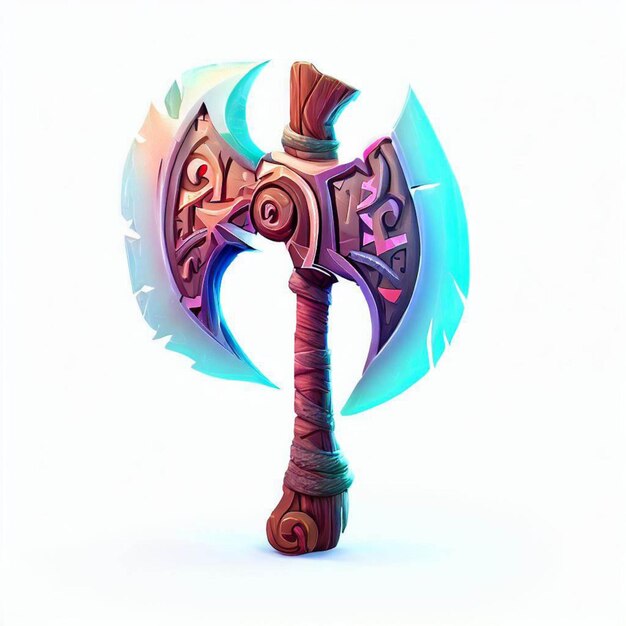 Photo stylized axe