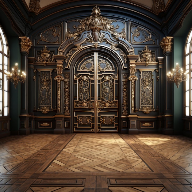 Stylized Baroque Door