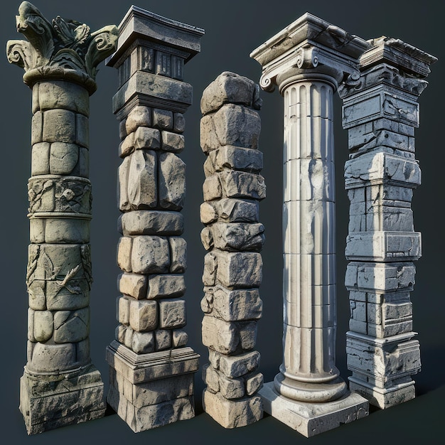 Stylized Columns