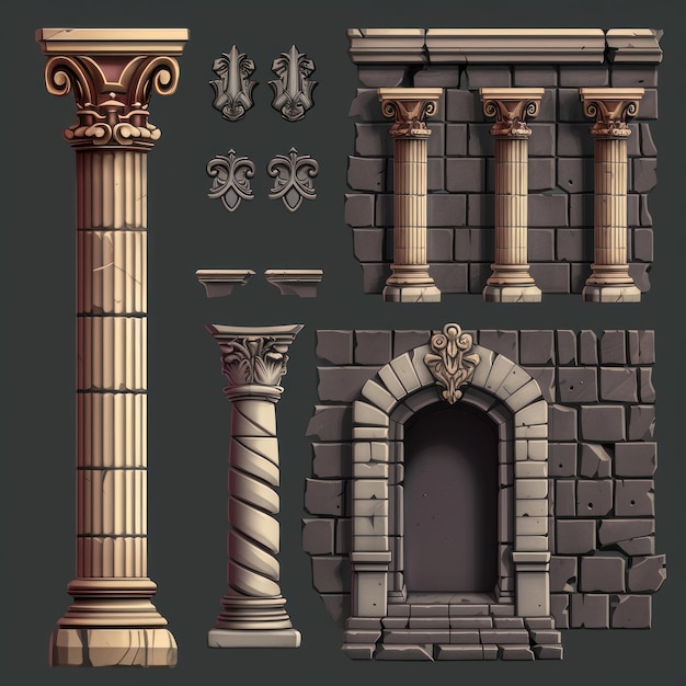 Stylized Columns