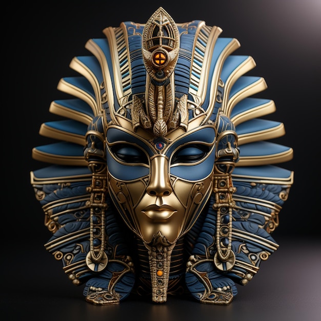 Photo stylized egyptian mask