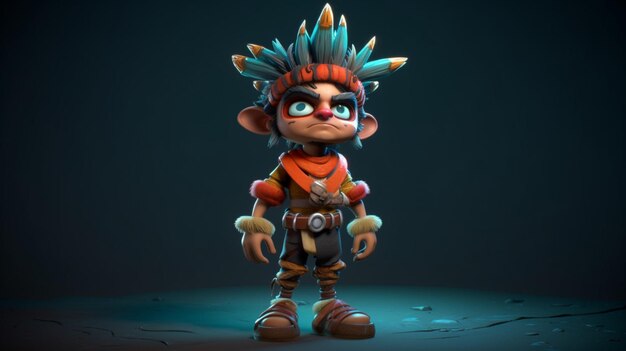 Stylized game character designGenerative AI